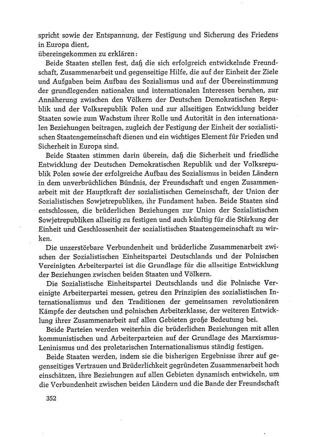 Dokumente der Sozialistischen Einheitspartei Deutschlands (SED) [Deutsche Demokratische Republik (DDR)] 1972-1973, Seite 352 (Dok. SED DDR 1972-1973, S. 352)