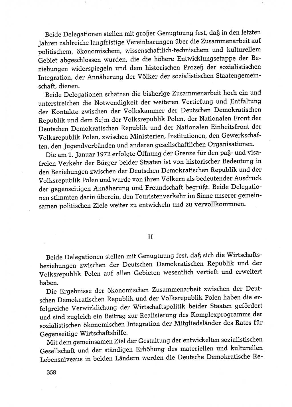 Dokumente der Sozialistischen Einheitspartei Deutschlands (SED) [Deutsche Demokratische Republik (DDR)] 1972-1973, Seite 358 (Dok. SED DDR 1972-1973, S. 358)