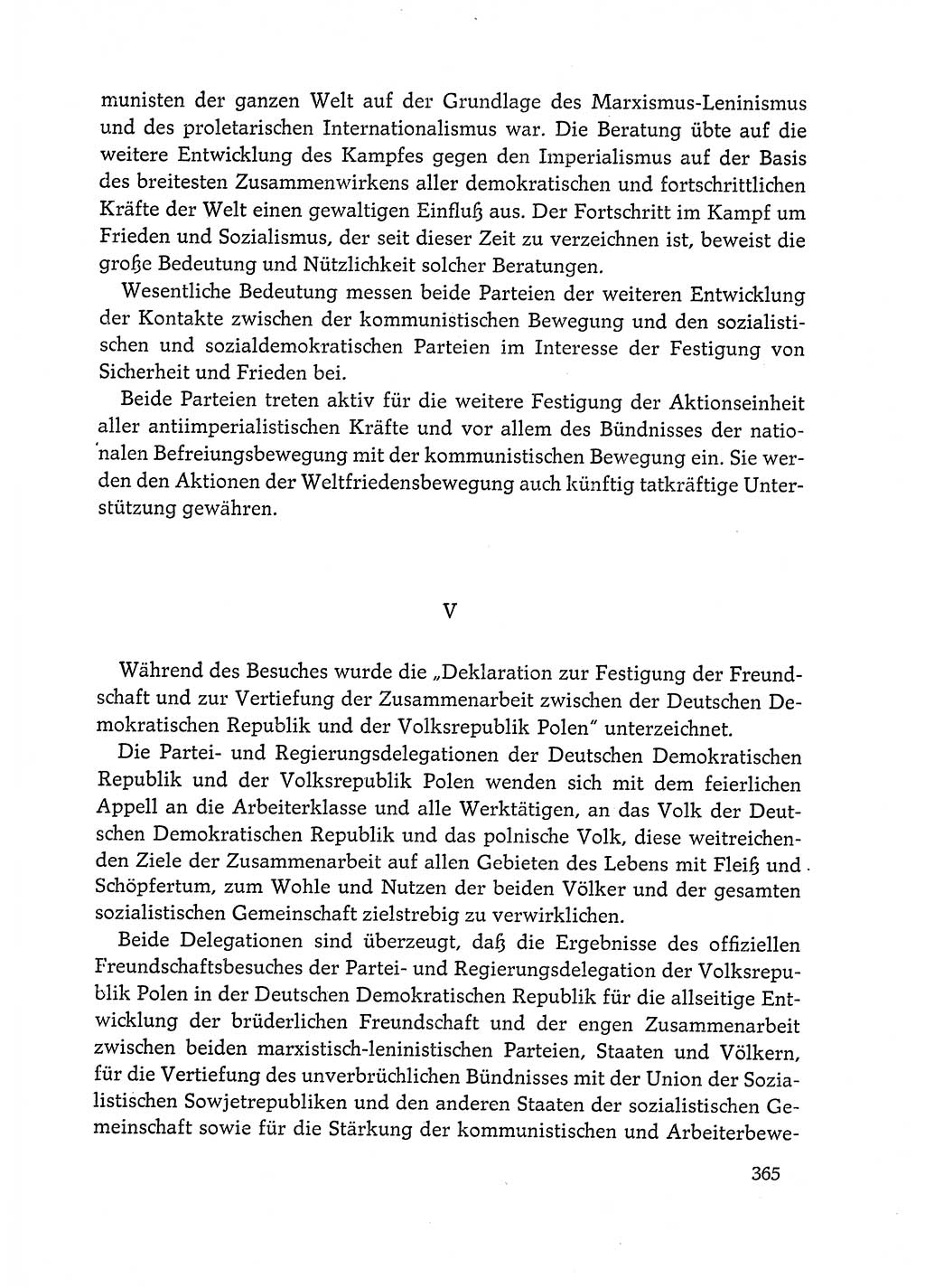 Dokumente der Sozialistischen Einheitspartei Deutschlands (SED) [Deutsche Demokratische Republik (DDR)] 1972-1973, Seite 365 (Dok. SED DDR 1972-1973, S. 365)