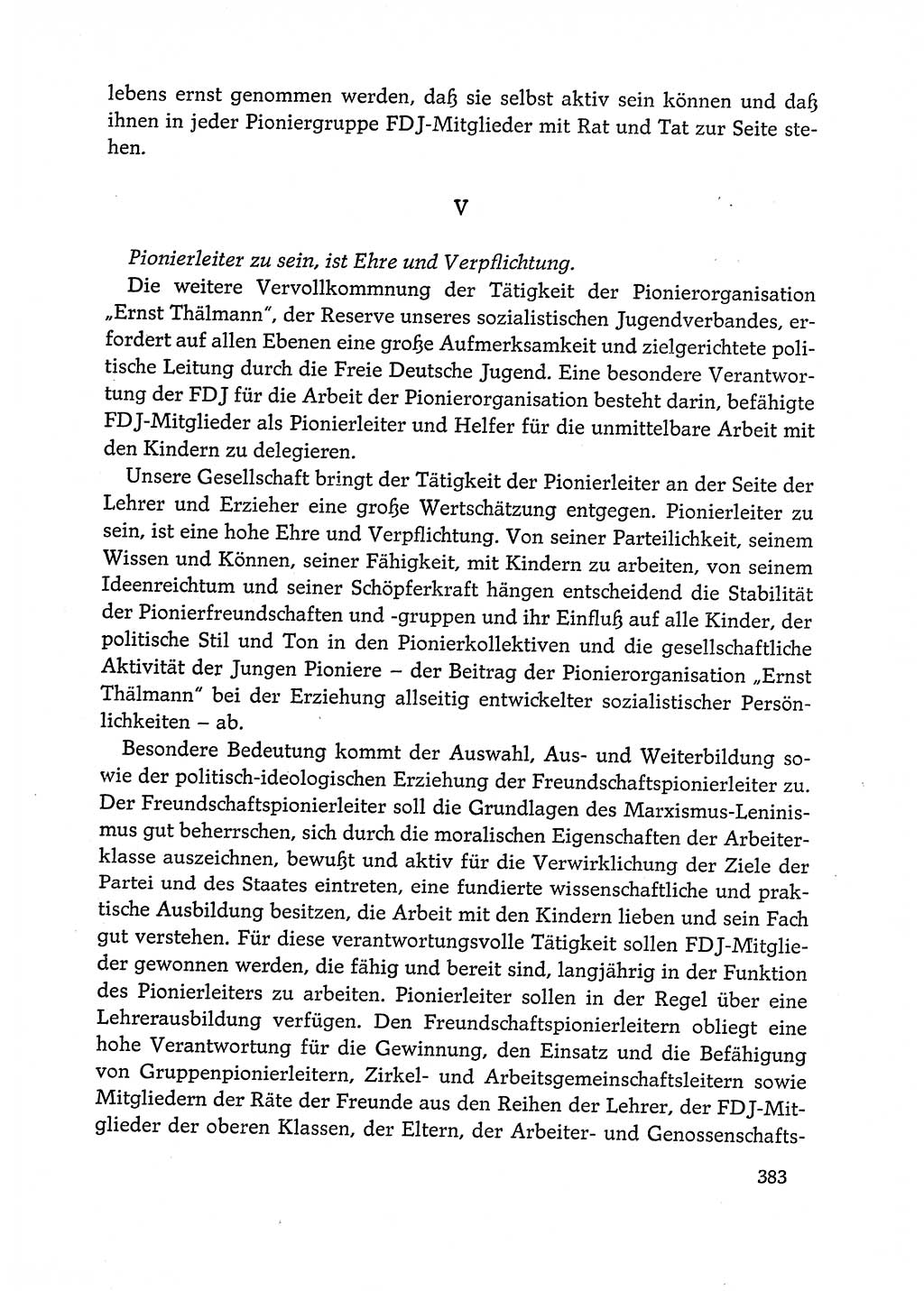 Dokumente der Sozialistischen Einheitspartei Deutschlands (SED) [Deutsche Demokratische Republik (DDR)] 1972-1973, Seite 383 (Dok. SED DDR 1972-1973, S. 383)