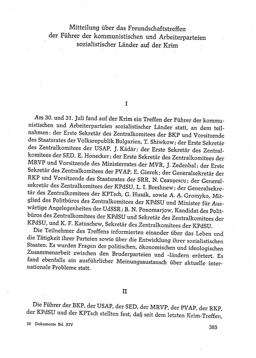 Dokumente der Sozialistischen Einheitspartei Deutschlands (SED) [Deutsche Demokratische Republik (DDR)] 1972-1973, Seite 385 (Dok. SED DDR 1972-1973, S. 385)