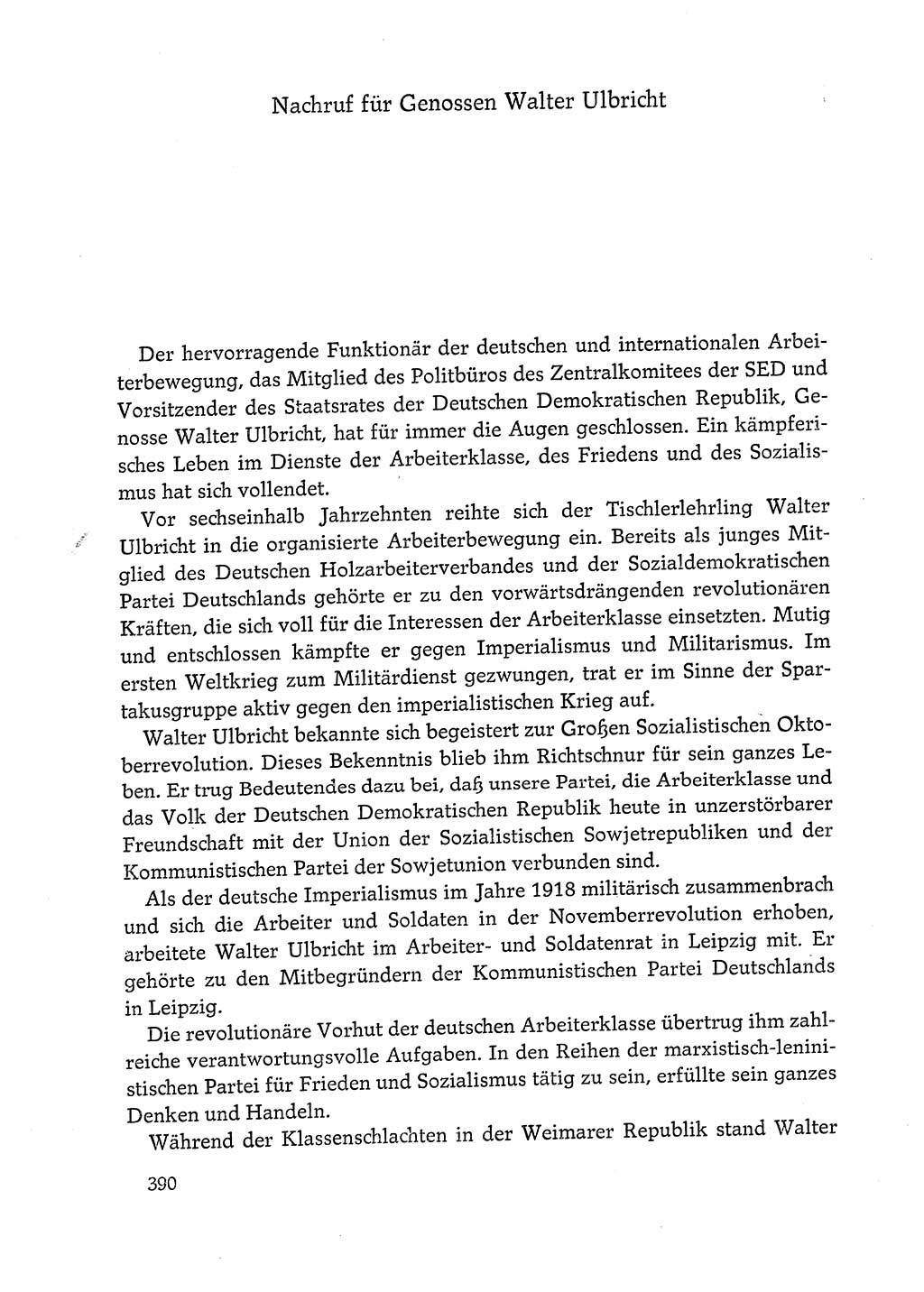 Dokumente der Sozialistischen Einheitspartei Deutschlands (SED) [Deutsche Demokratische Republik (DDR)] 1972-1973, Seite 390 (Dok. SED DDR 1972-1973, S. 390)