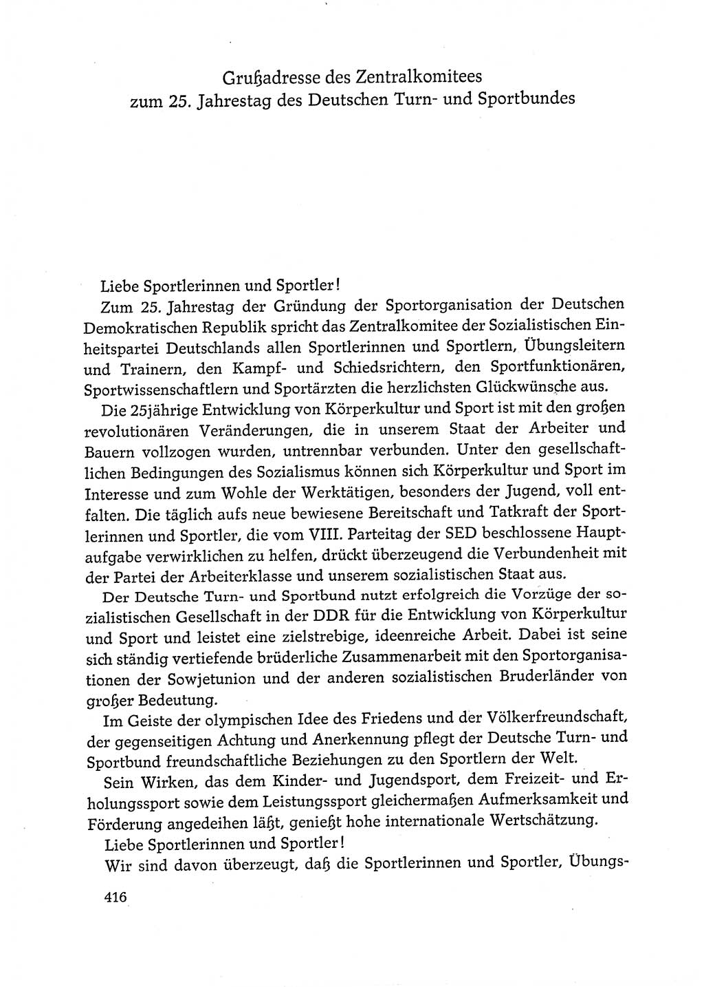 Dokumente der Sozialistischen Einheitspartei Deutschlands (SED) [Deutsche Demokratische Republik (DDR)] 1972-1973, Seite 416 (Dok. SED DDR 1972-1973, S. 416)