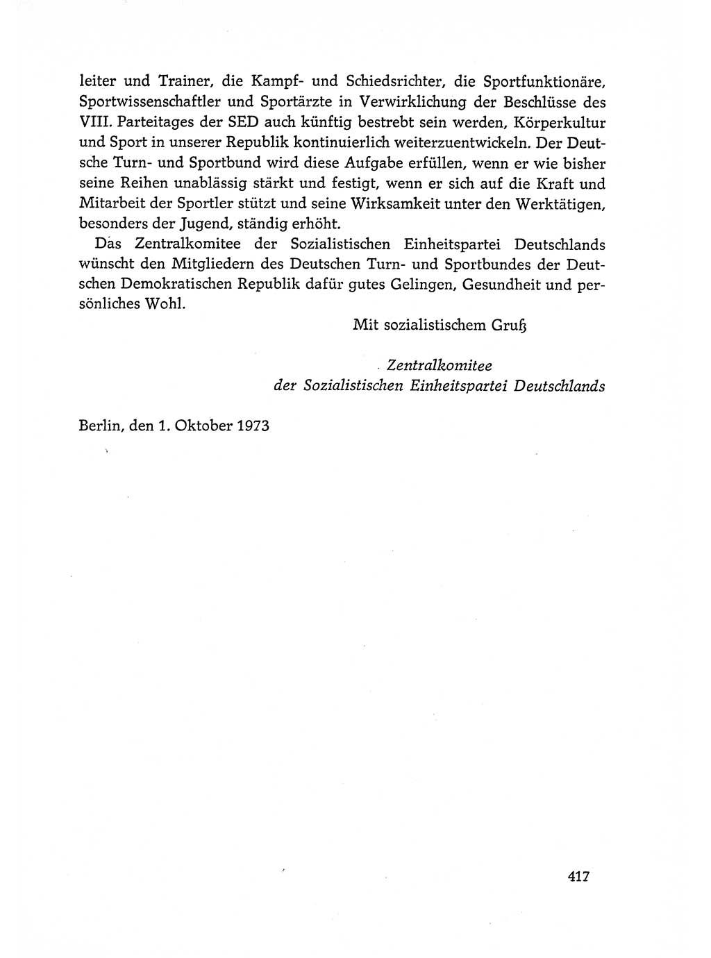 Dokumente der Sozialistischen Einheitspartei Deutschlands (SED) [Deutsche Demokratische Republik (DDR)] 1972-1973, Seite 417 (Dok. SED DDR 1972-1973, S. 417)