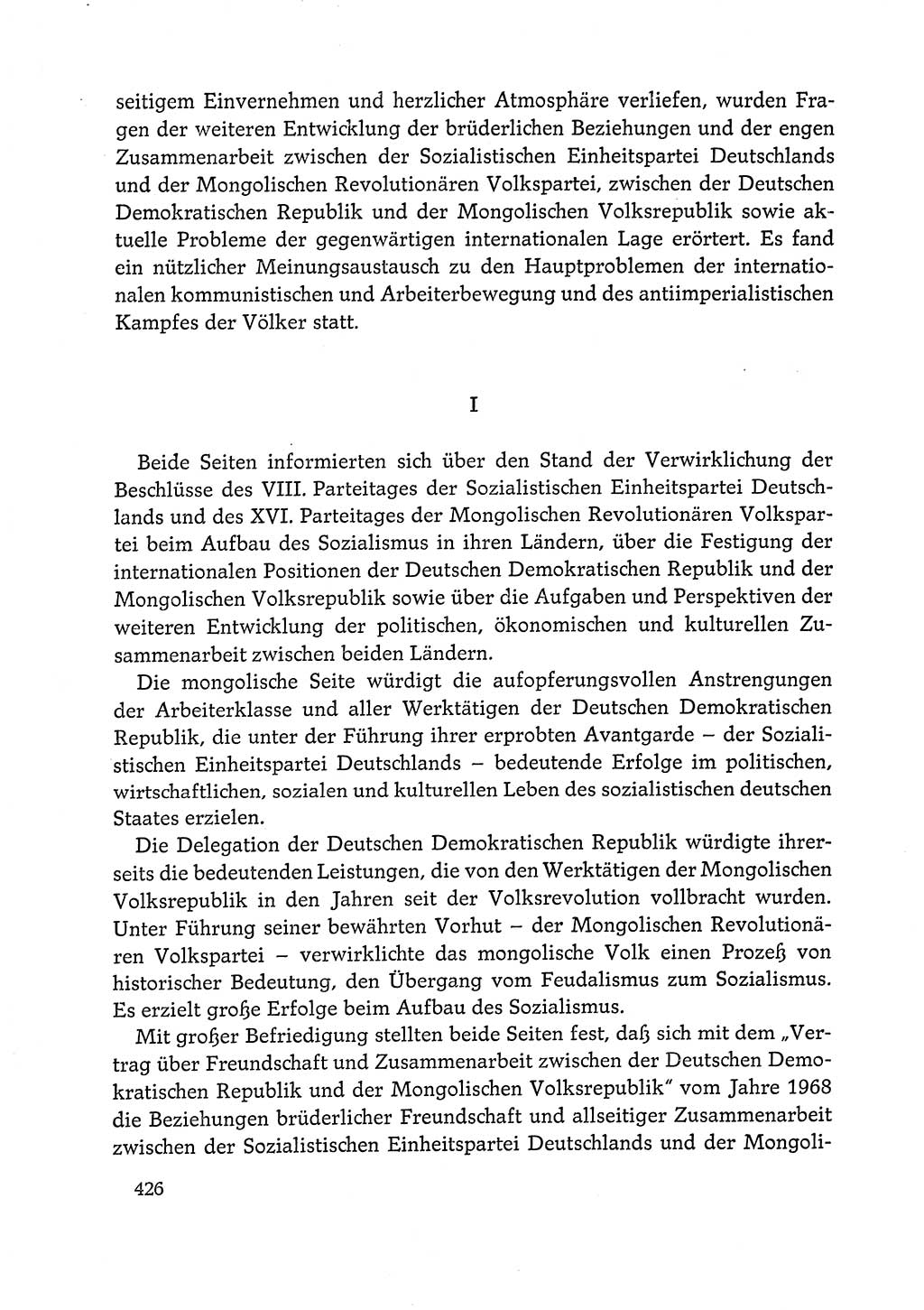 Dokumente der Sozialistischen Einheitspartei Deutschlands (SED) [Deutsche Demokratische Republik (DDR)] 1972-1973, Seite 426 (Dok. SED DDR 1972-1973, S. 426)