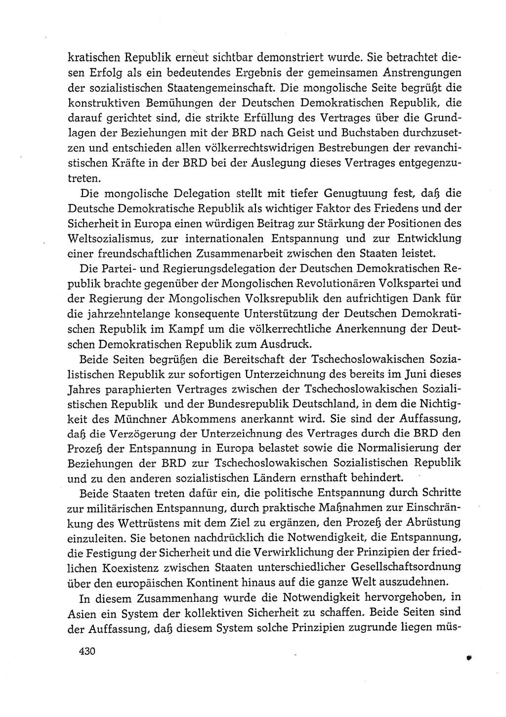 Dokumente der Sozialistischen Einheitspartei Deutschlands (SED) [Deutsche Demokratische Republik (DDR)] 1972-1973, Seite 430 (Dok. SED DDR 1972-1973, S. 430)