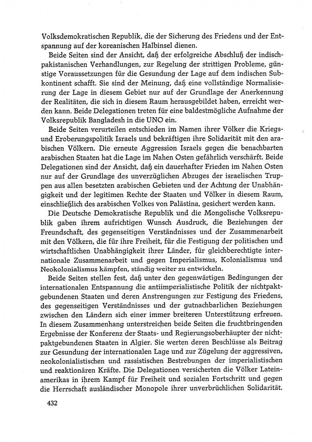 Dokumente der Sozialistischen Einheitspartei Deutschlands (SED) [Deutsche Demokratische Republik (DDR)] 1972-1973, Seite 432 (Dok. SED DDR 1972-1973, S. 432)