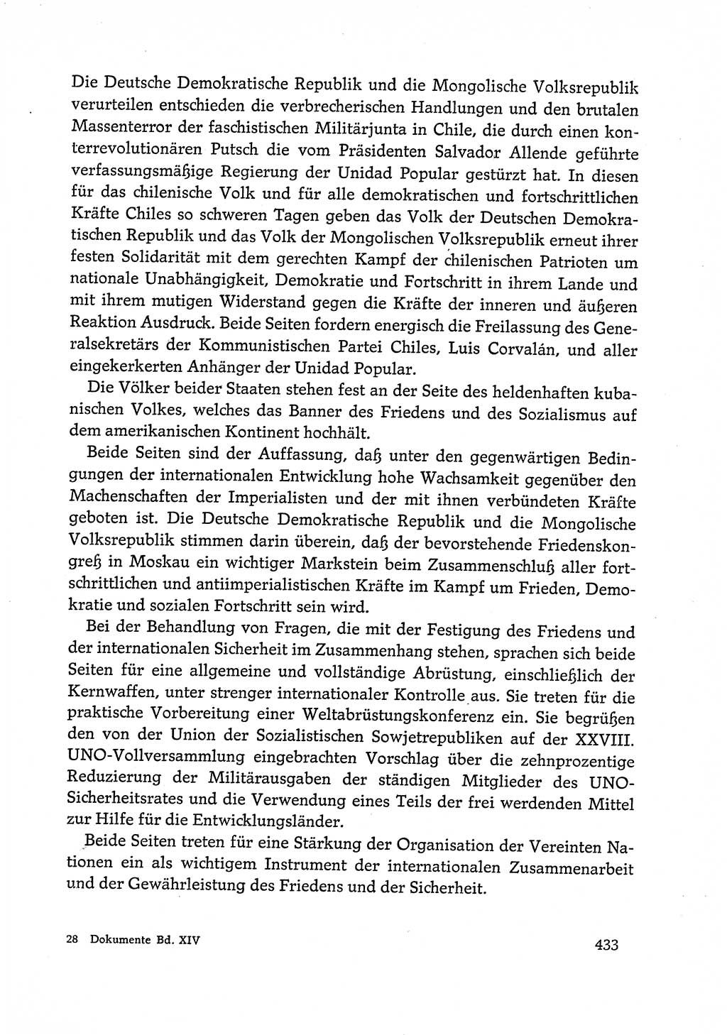 Dokumente der Sozialistischen Einheitspartei Deutschlands (SED) [Deutsche Demokratische Republik (DDR)] 1972-1973, Seite 433 (Dok. SED DDR 1972-1973, S. 433)