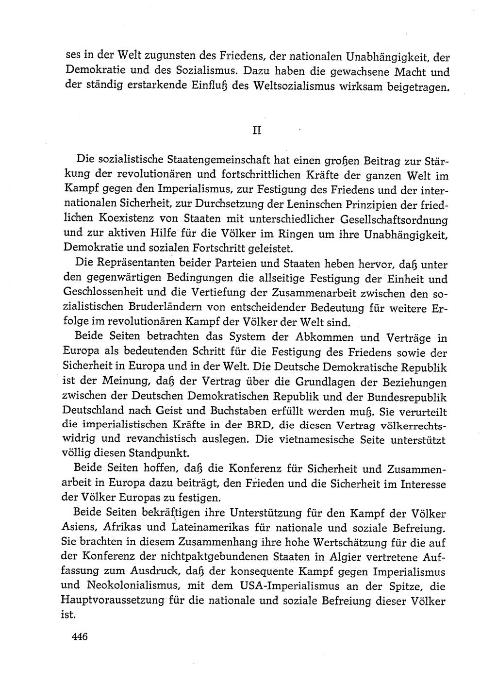 Dokumente der Sozialistischen Einheitspartei Deutschlands (SED) [Deutsche Demokratische Republik (DDR)] 1972-1973, Seite 446 (Dok. SED DDR 1972-1973, S. 446)