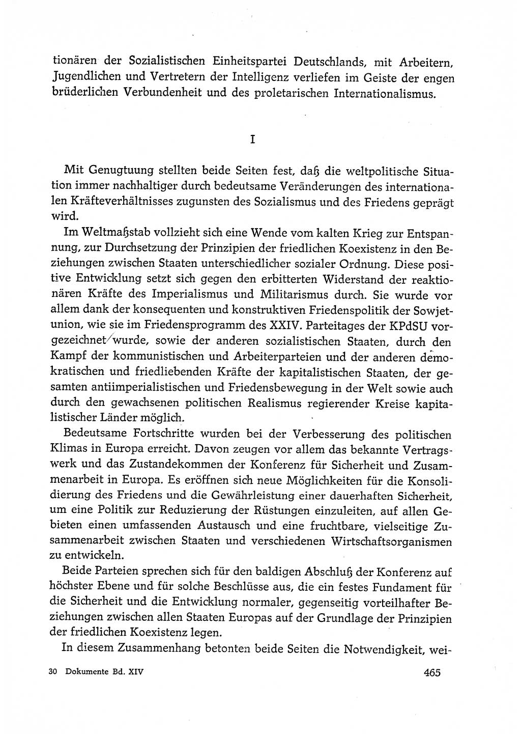 Dokumente der Sozialistischen Einheitspartei Deutschlands (SED) [Deutsche Demokratische Republik (DDR)] 1972-1973, Seite 465 (Dok. SED DDR 1972-1973, S. 465)