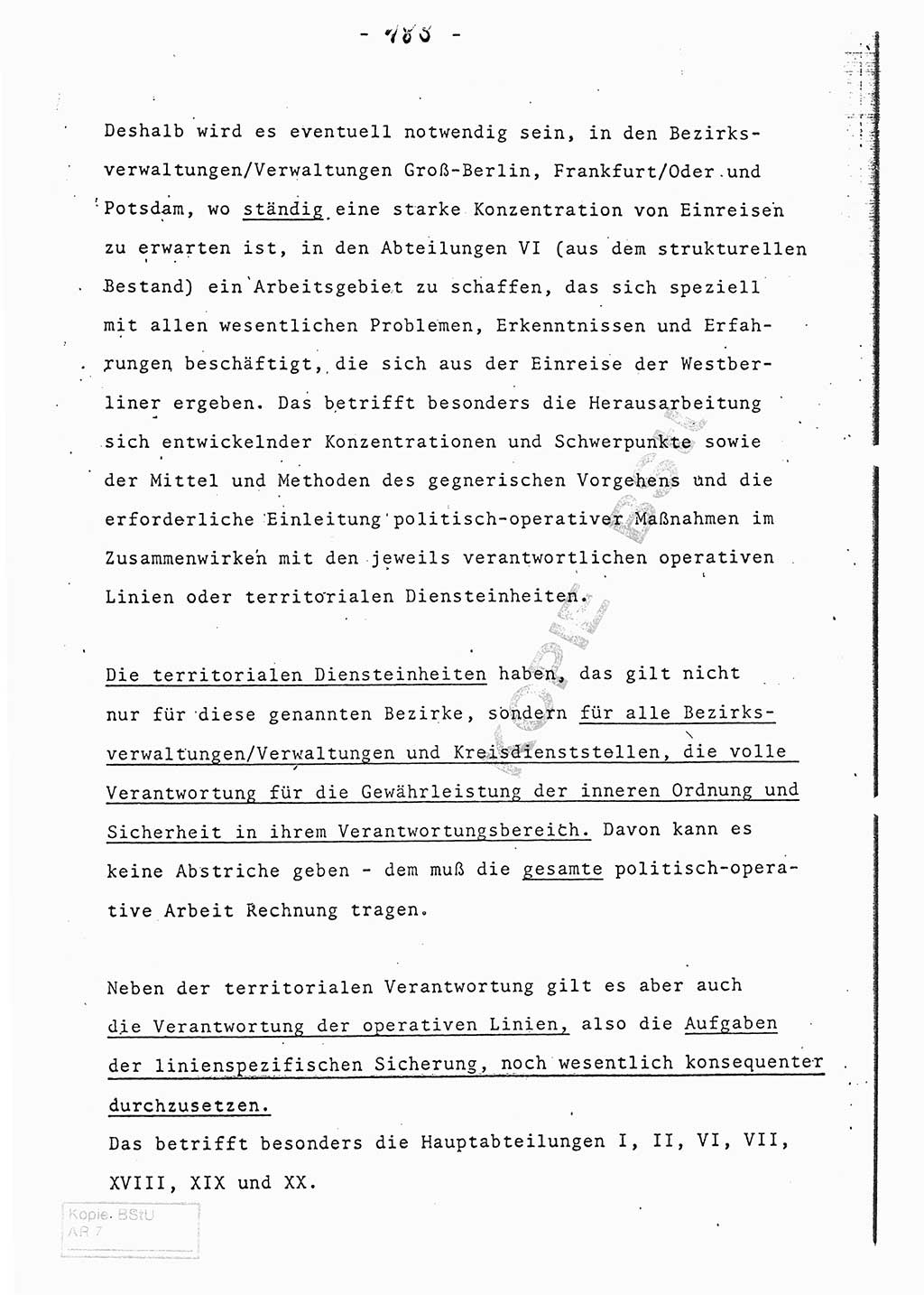 Referat (Entwurf) des Genossen Minister (Generaloberst Erich Mielke) auf der Dienstkonferenz 1972, Ministerium für Staatssicherheit (MfS) [Deutsche Demokratische Republik (DDR)], Der Minister, Geheime Verschlußsache (GVS) 008-150/72, Berlin 25.2.1972, Seite 183 (Ref. Entw. DK MfS DDR Min. GVS 008-150/72 1972, S. 183)