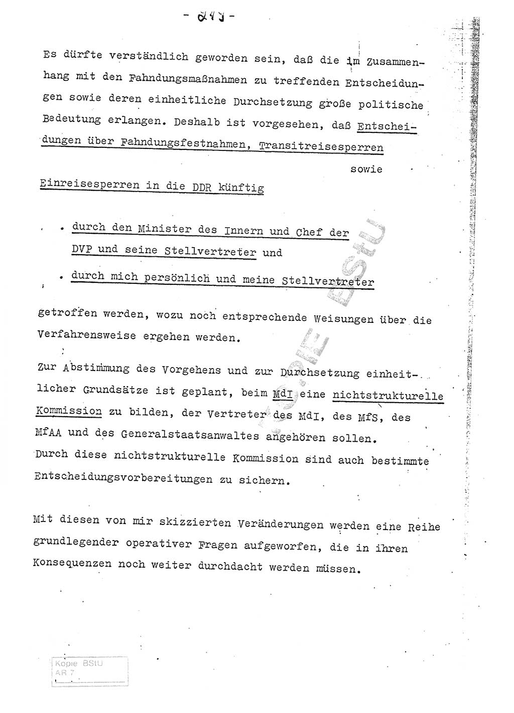 Referat (Entwurf) des Genossen Minister (Generaloberst Erich Mielke) auf der Dienstkonferenz 1972, Ministerium für Staatssicherheit (MfS) [Deutsche Demokratische Republik (DDR)], Der Minister, Geheime Verschlußsache (GVS) 008-150/72, Berlin 25.2.1972, Seite 219 (Ref. Entw. DK MfS DDR Min. GVS 008-150/72 1972, S. 219)