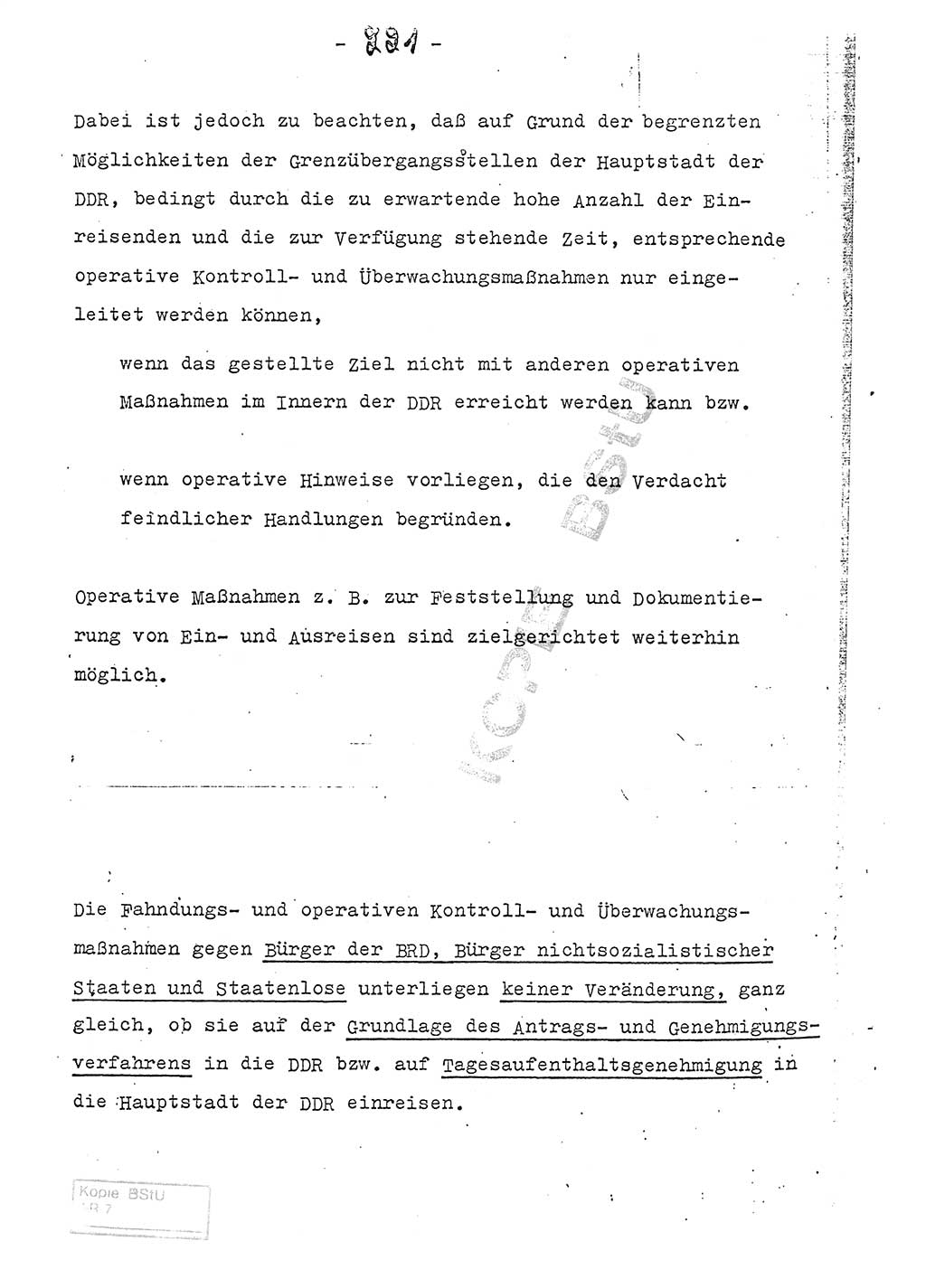 Referat (Entwurf) des Genossen Minister (Generaloberst Erich Mielke) auf der Dienstkonferenz 1972, Ministerium für Staatssicherheit (MfS) [Deutsche Demokratische Republik (DDR)], Der Minister, Geheime Verschlußsache (GVS) 008-150/72, Berlin 25.2.1972, Seite 221 (Ref. Entw. DK MfS DDR Min. GVS 008-150/72 1972, S. 221)