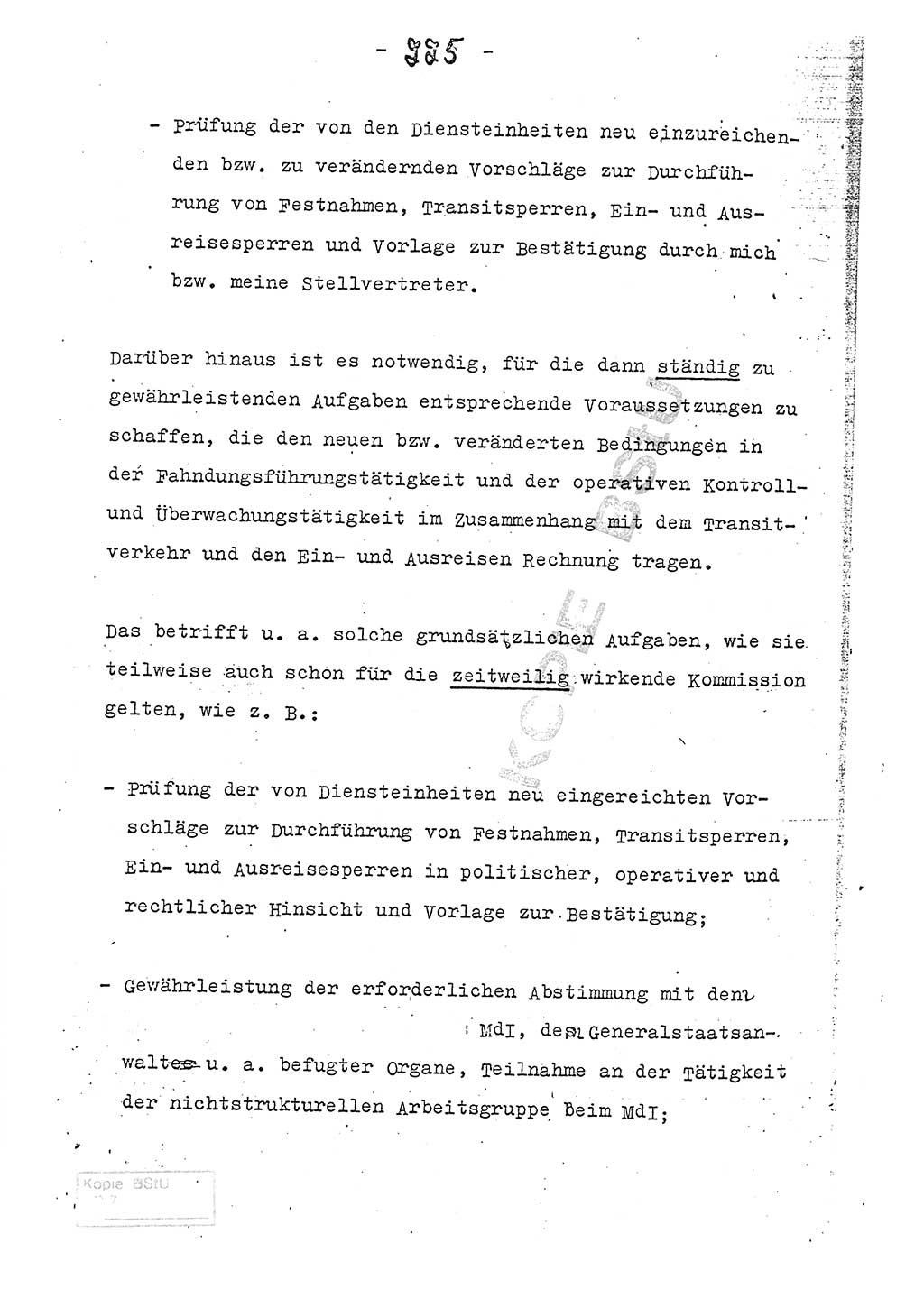 Referat (Entwurf) des Genossen Minister (Generaloberst Erich Mielke) auf der Dienstkonferenz 1972, Ministerium für Staatssicherheit (MfS) [Deutsche Demokratische Republik (DDR)], Der Minister, Geheime Verschlußsache (GVS) 008-150/72, Berlin 25.2.1972, Seite 225 (Ref. Entw. DK MfS DDR Min. GVS 008-150/72 1972, S. 225)