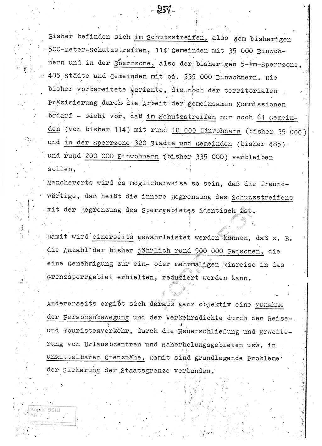 Referat (Entwurf) des Genossen Minister (Generaloberst Erich Mielke) auf der Dienstkonferenz 1972, Ministerium für Staatssicherheit (MfS) [Deutsche Demokratische Republik (DDR)], Der Minister, Geheime Verschlußsache (GVS) 008-150/72, Berlin 25.2.1972, Seite 251 (Ref. Entw. DK MfS DDR Min. GVS 008-150/72 1972, S. 251)