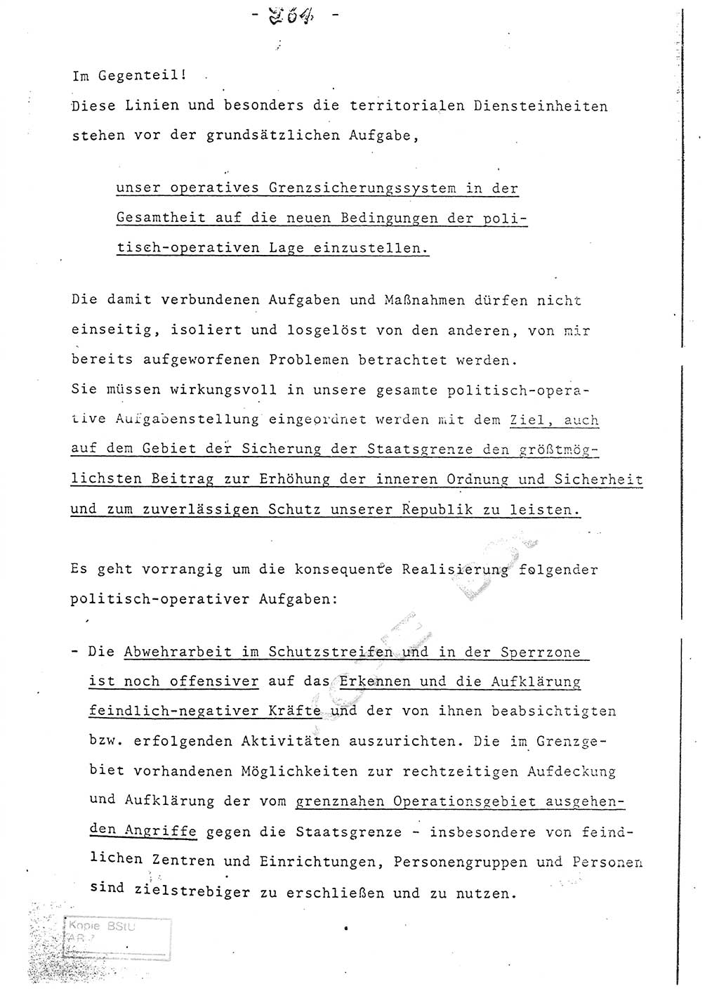 Referat (Entwurf) des Genossen Minister (Generaloberst Erich Mielke) auf der Dienstkonferenz 1972, Ministerium für Staatssicherheit (MfS) [Deutsche Demokratische Republik (DDR)], Der Minister, Geheime Verschlußsache (GVS) 008-150/72, Berlin 25.2.1972, Seite 261 (Ref. Entw. DK MfS DDR Min. GVS 008-150/72 1972, S. 261)