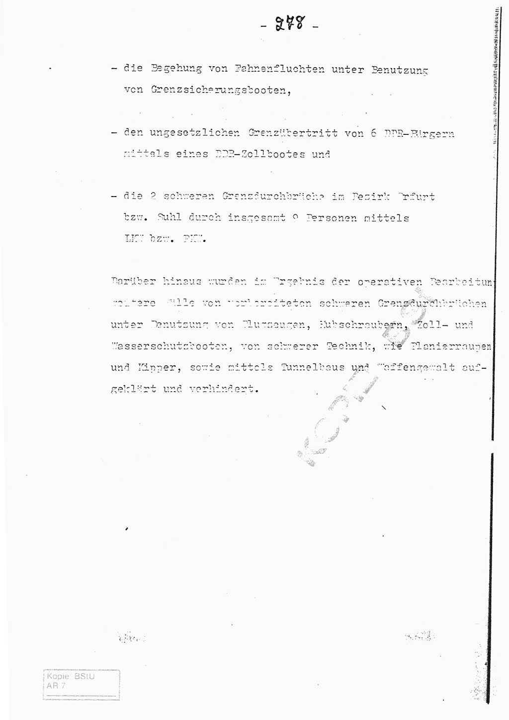 Referat (Entwurf) des Genossen Minister (Generaloberst Erich Mielke) auf der Dienstkonferenz 1972, Ministerium für Staatssicherheit (MfS) [Deutsche Demokratische Republik (DDR)], Der Minister, Geheime Verschlußsache (GVS) 008-150/72, Berlin 25.2.1972, Seite 278 (Ref. Entw. DK MfS DDR Min. GVS 008-150/72 1972, S. 278)