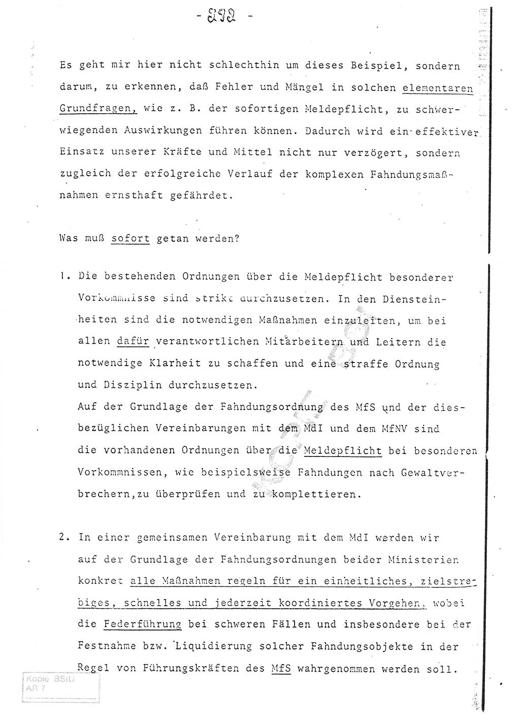 Referat (Entwurf) des Genossen Minister (Generaloberst Erich Mielke) auf der Dienstkonferenz 1972, Ministerium für Staatssicherheit (MfS) [Deutsche Demokratische Republik (DDR)], Der Minister, Geheime Verschlußsache (GVS) 008-150/72, Berlin 25.2.1972, Seite 292 (Ref. Entw. DK MfS DDR Min. GVS 008-150/72 1972, S. 292)