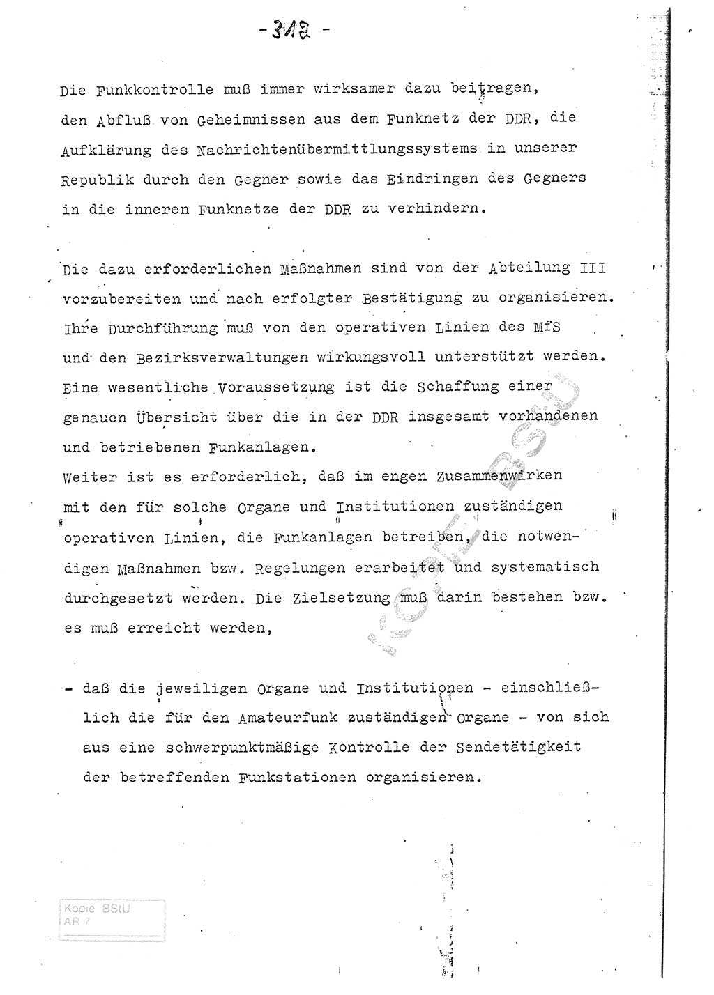 Referat (Entwurf) des Genossen Minister (Generaloberst Erich Mielke) auf der Dienstkonferenz 1972, Ministerium für Staatssicherheit (MfS) [Deutsche Demokratische Republik (DDR)], Der Minister, Geheime Verschlußsache (GVS) 008-150/72, Berlin 25.2.1972, Seite 312 (Ref. Entw. DK MfS DDR Min. GVS 008-150/72 1972, S. 312)