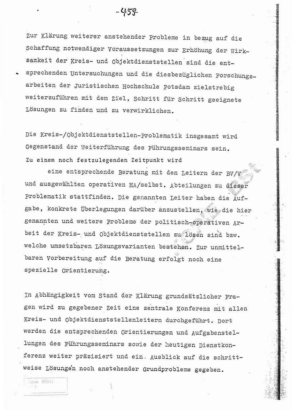 Referat (Entwurf) des Genossen Minister (Generaloberst Erich Mielke) auf der Dienstkonferenz 1972, Ministerium für Staatssicherheit (MfS) [Deutsche Demokratische Republik (DDR)], Der Minister, Geheime Verschlußsache (GVS) 008-150/72, Berlin 25.2.1972, Seite 459 (Ref. Entw. DK MfS DDR Min. GVS 008-150/72 1972, S. 459)