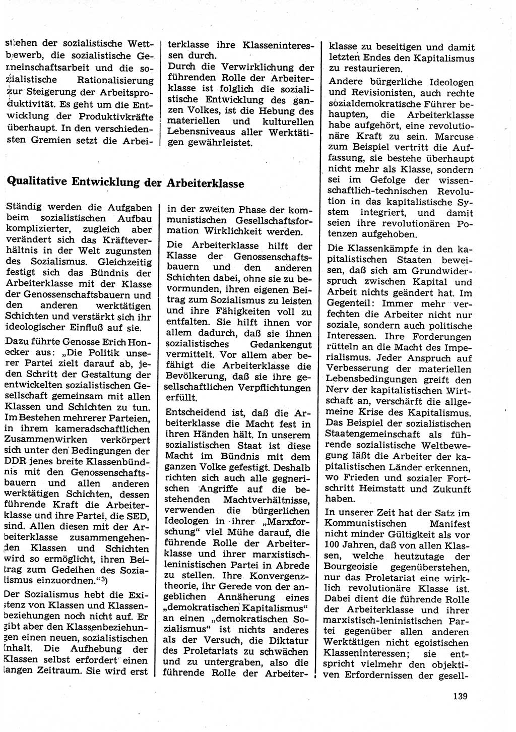 Neuer Weg (NW), Organ des Zentralkomitees (ZK) der SED (Sozialistische Einheitspartei Deutschlands) für Fragen des Parteilebens, 27. Jahrgang [Deutsche Demokratische Republik (DDR)] 1972, Seite 139 (NW ZK SED DDR 1972, S. 139)