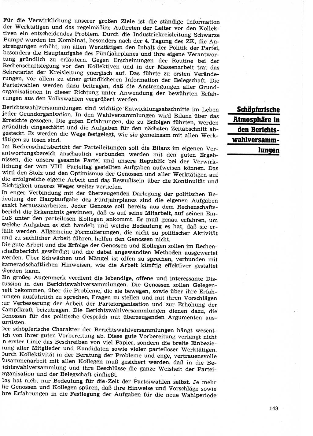 Neuer Weg (NW), Organ des Zentralkomitees (ZK) der SED (Sozialistische Einheitspartei Deutschlands) für Fragen des Parteilebens, 27. Jahrgang [Deutsche Demokratische Republik (DDR)] 1972, Seite 149 (NW ZK SED DDR 1972, S. 149)