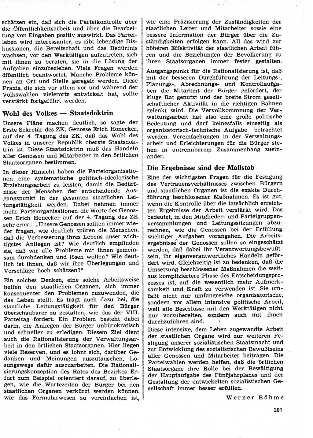 Neuer Weg (NW), Organ des Zentralkomitees (ZK) der SED (Sozialistische Einheitspartei Deutschlands) für Fragen des Parteilebens, 27. Jahrgang [Deutsche Demokratische Republik (DDR)] 1972, Seite 207 (NW ZK SED DDR 1972, S. 207)