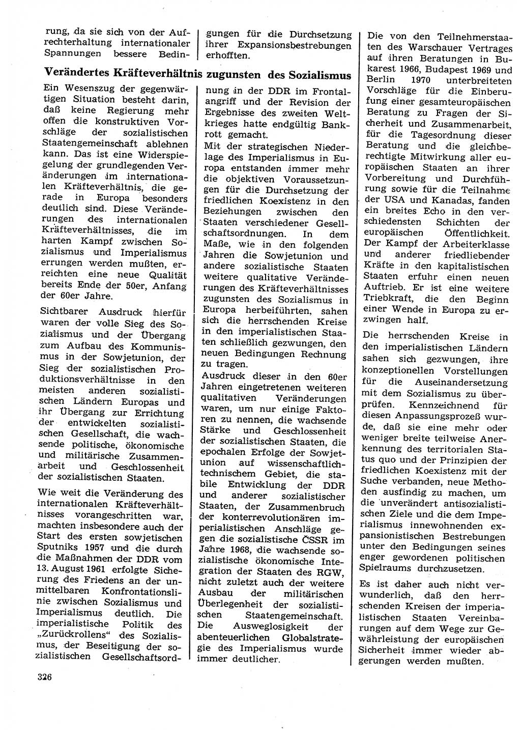 Neuer Weg (NW), Organ des Zentralkomitees (ZK) der SED (Sozialistische Einheitspartei Deutschlands) für Fragen des Parteilebens, 27. Jahrgang [Deutsche Demokratische Republik (DDR)] 1972, Seite 326 (NW ZK SED DDR 1972, S. 326)