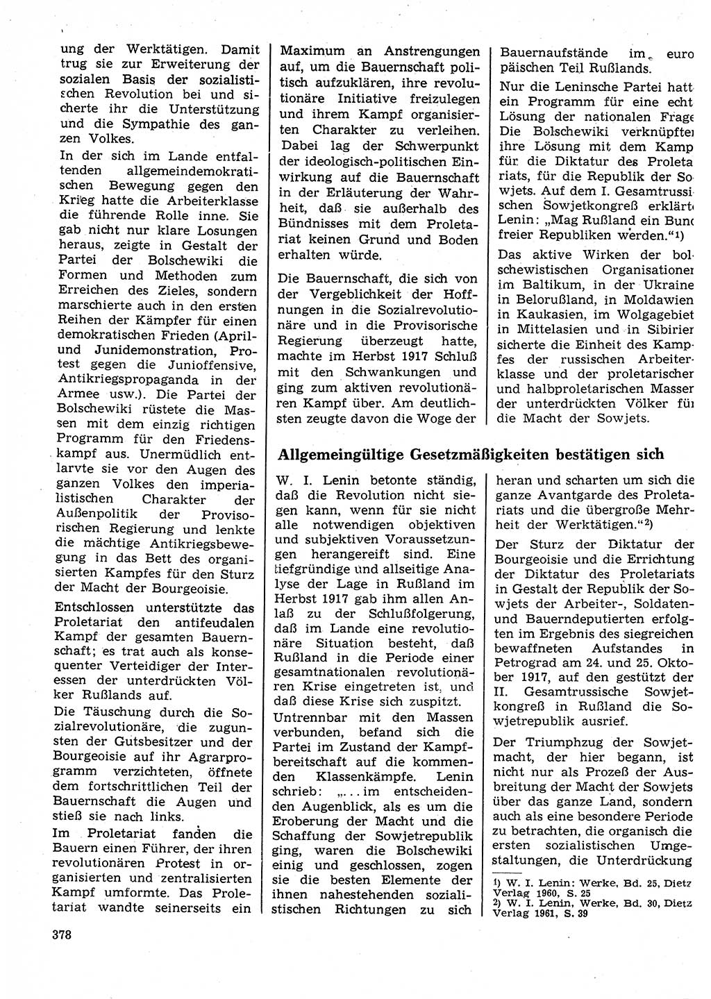 Neuer Weg (NW), Organ des Zentralkomitees (ZK) der SED (Sozialistische Einheitspartei Deutschlands) für Fragen des Parteilebens, 27. Jahrgang [Deutsche Demokratische Republik (DDR)] 1972, Seite 378 (NW ZK SED DDR 1972, S. 378)