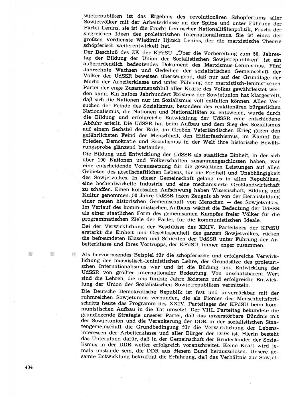 Neuer Weg (NW), Organ des Zentralkomitees (ZK) der SED (Sozialistische Einheitspartei Deutschlands) für Fragen des Parteilebens, 27. Jahrgang [Deutsche Demokratische Republik (DDR)] 1972, Seite 434 (NW ZK SED DDR 1972, S. 434)
