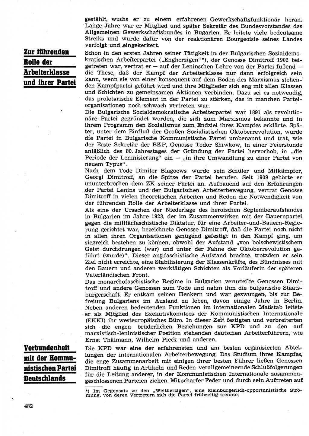 Neuer Weg (NW), Organ des Zentralkomitees (ZK) der SED (Sozialistische Einheitspartei Deutschlands) für Fragen des Parteilebens, 27. Jahrgang [Deutsche Demokratische Republik (DDR)] 1972, Seite 482 (NW ZK SED DDR 1972, S. 482)