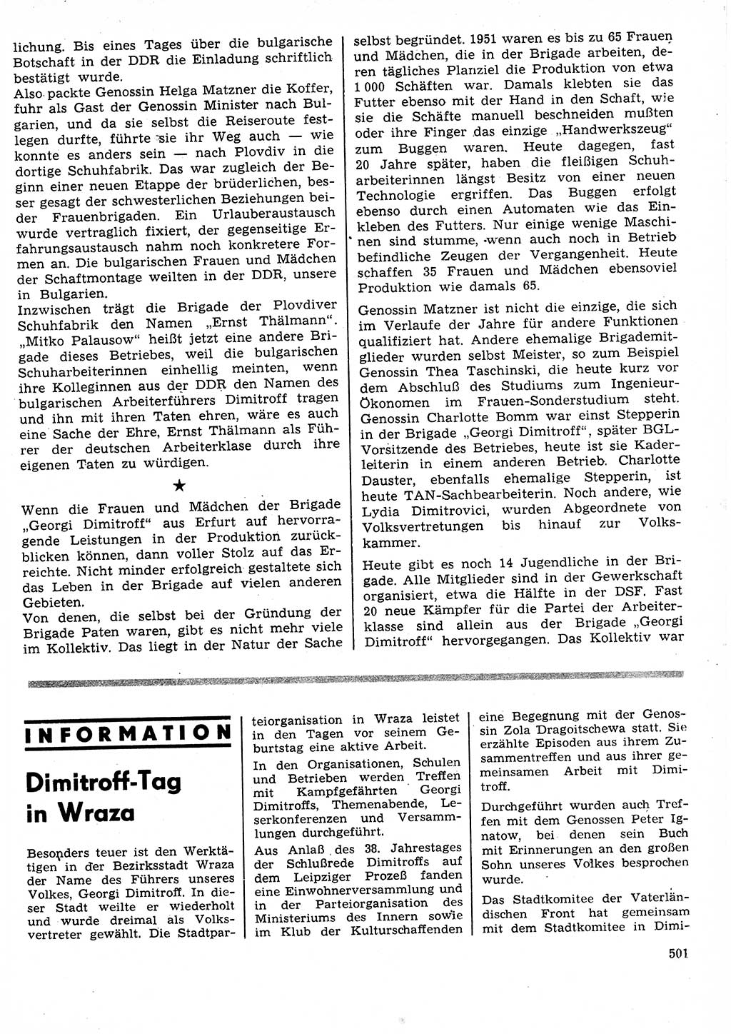 Neuer Weg (NW), Organ des Zentralkomitees (ZK) der SED (Sozialistische Einheitspartei Deutschlands) für Fragen des Parteilebens, 27. Jahrgang [Deutsche Demokratische Republik (DDR)] 1972, Seite 501 (NW ZK SED DDR 1972, S. 501)