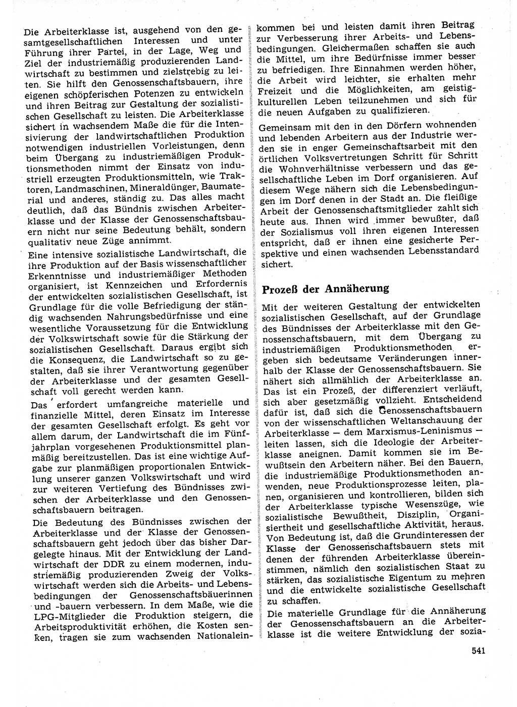Neuer Weg (NW), Organ des Zentralkomitees (ZK) der SED (Sozialistische Einheitspartei Deutschlands) für Fragen des Parteilebens, 27. Jahrgang [Deutsche Demokratische Republik (DDR)] 1972, Seite 541 (NW ZK SED DDR 1972, S. 541)