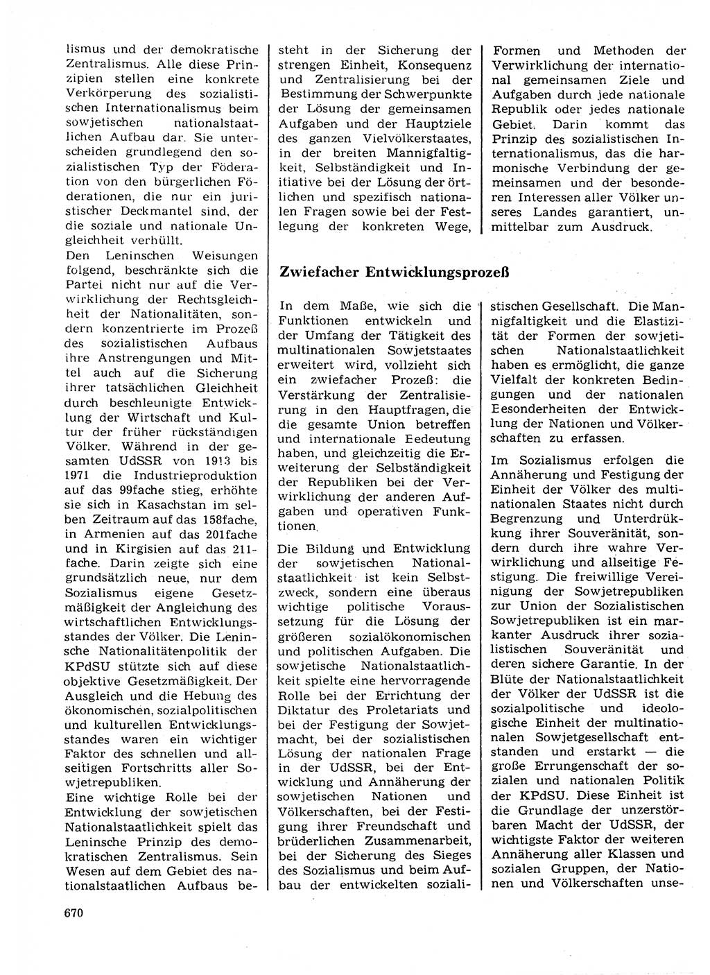 Neuer Weg (NW), Organ des Zentralkomitees (ZK) der SED (Sozialistische Einheitspartei Deutschlands) für Fragen des Parteilebens, 27. Jahrgang [Deutsche Demokratische Republik (DDR)] 1972, Seite 670 (NW ZK SED DDR 1972, S. 670)