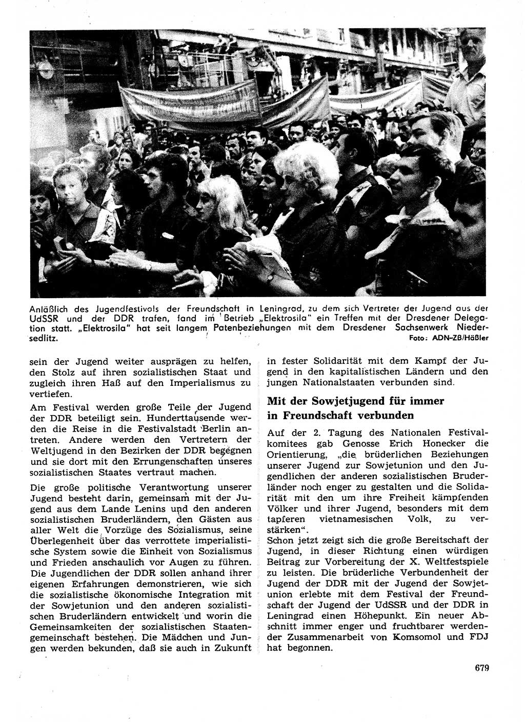 Neuer Weg (NW), Organ des Zentralkomitees (ZK) der SED (Sozialistische Einheitspartei Deutschlands) für Fragen des Parteilebens, 27. Jahrgang [Deutsche Demokratische Republik (DDR)] 1972, Seite 679 (NW ZK SED DDR 1972, S. 679)