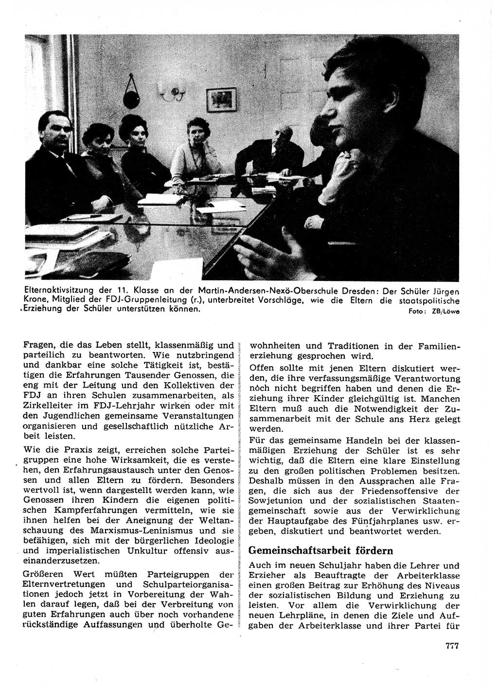 Neuer Weg (NW), Organ des Zentralkomitees (ZK) der SED (Sozialistische Einheitspartei Deutschlands) für Fragen des Parteilebens, 27. Jahrgang [Deutsche Demokratische Republik (DDR)] 1972, Seite 777 (NW ZK SED DDR 1972, S. 777)
