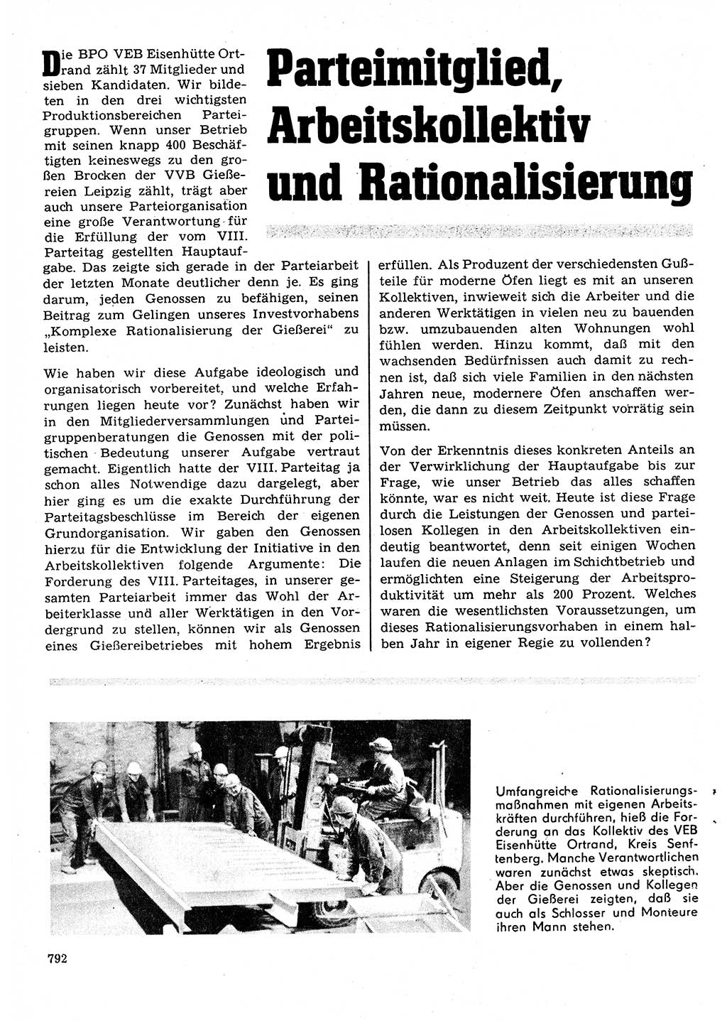 Neuer Weg (NW), Organ des Zentralkomitees (ZK) der SED (Sozialistische Einheitspartei Deutschlands) für Fragen des Parteilebens, 27. Jahrgang [Deutsche Demokratische Republik (DDR)] 1972, Seite 792 (NW ZK SED DDR 1972, S. 792)