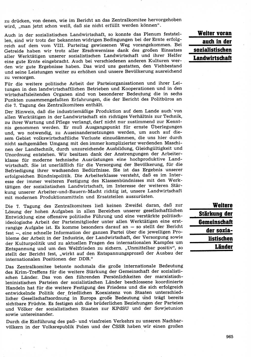 Neuer Weg (NW), Organ des Zentralkomitees (ZK) der SED (Sozialistische Einheitspartei Deutschlands) für Fragen des Parteilebens, 27. Jahrgang [Deutsche Demokratische Republik (DDR)] 1972, Seite 965 (NW ZK SED DDR 1972, S. 965)