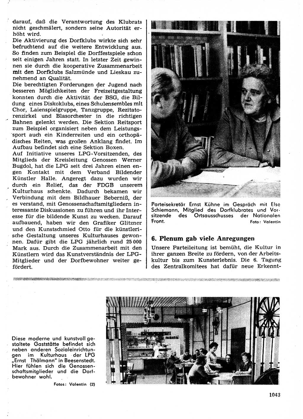 Neuer Weg (NW), Organ des Zentralkomitees (ZK) der SED (Sozialistische Einheitspartei Deutschlands) für Fragen des Parteilebens, 27. Jahrgang [Deutsche Demokratische Republik (DDR)] 1972, Seite 1043 (NW ZK SED DDR 1972, S. 1043)