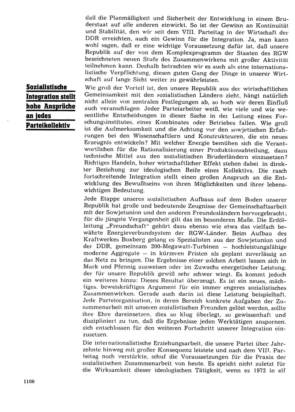 Neuer Weg (NW), Organ des Zentralkomitees (ZK) der SED (Sozialistische Einheitspartei Deutschlands) für Fragen des Parteilebens, 27. Jahrgang [Deutsche Demokratische Republik (DDR)] 1972, Seite 1108 (NW ZK SED DDR 1972, S. 1108)