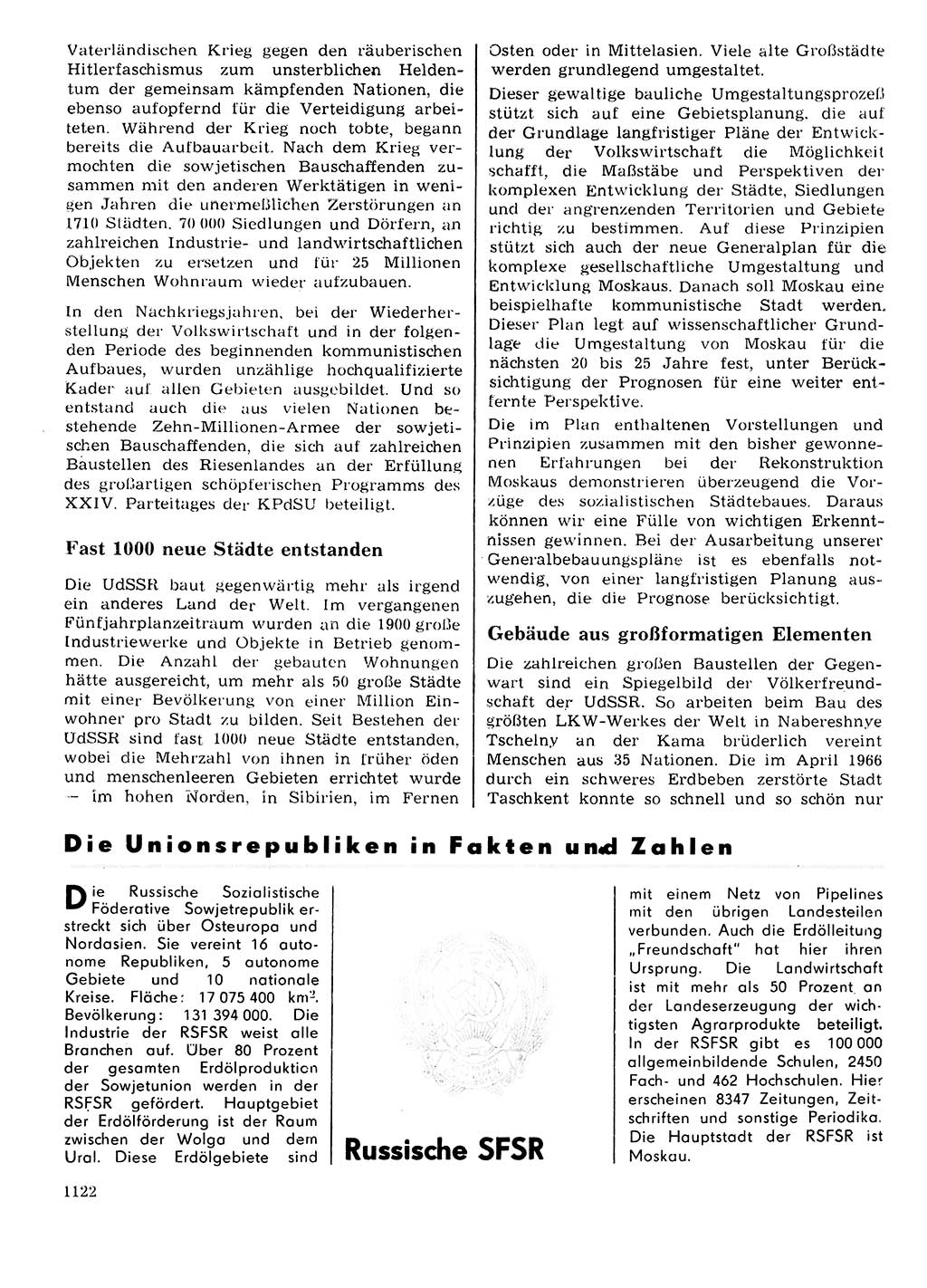 Neuer Weg (NW), Organ des Zentralkomitees (ZK) der SED (Sozialistische Einheitspartei Deutschlands) für Fragen des Parteilebens, 27. Jahrgang [Deutsche Demokratische Republik (DDR)] 1972, Seite 1122 (NW ZK SED DDR 1972, S. 1122)