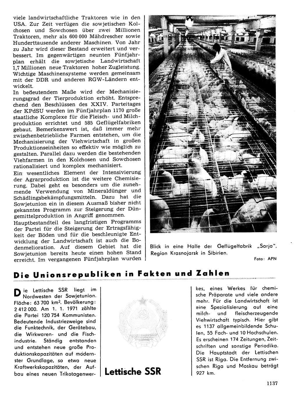 Neuer Weg (NW), Organ des Zentralkomitees (ZK) der SED (Sozialistische Einheitspartei Deutschlands) für Fragen des Parteilebens, 27. Jahrgang [Deutsche Demokratische Republik (DDR)] 1972, Seite 1137 (NW ZK SED DDR 1972, S. 1137)