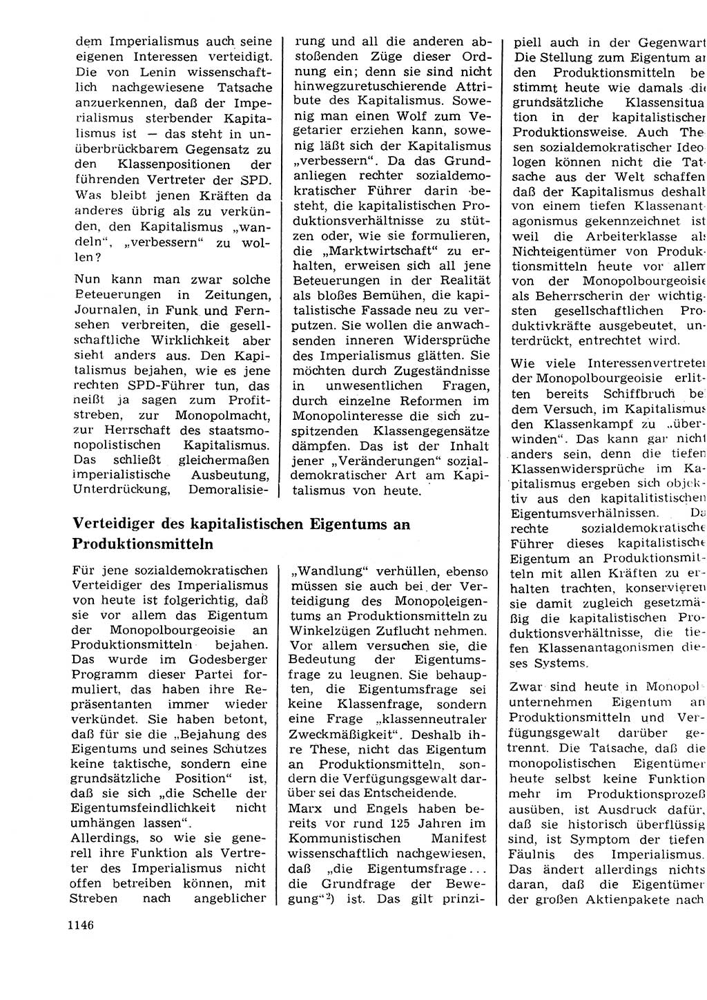 Neuer Weg (NW), Organ des Zentralkomitees (ZK) der SED (Sozialistische Einheitspartei Deutschlands) für Fragen des Parteilebens, 27. Jahrgang [Deutsche Demokratische Republik (DDR)] 1972, Seite 1146 (NW ZK SED DDR 1972, S. 1146)