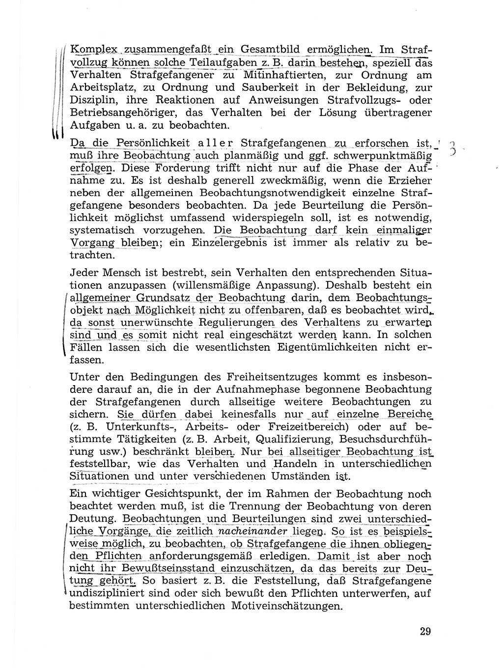 Sozialistischer Strafvollzug (SV) [Deutsche Demokratische Republik (DDR)] 1972, Seite 29 (Soz. SV DDR 1972, S. 29)