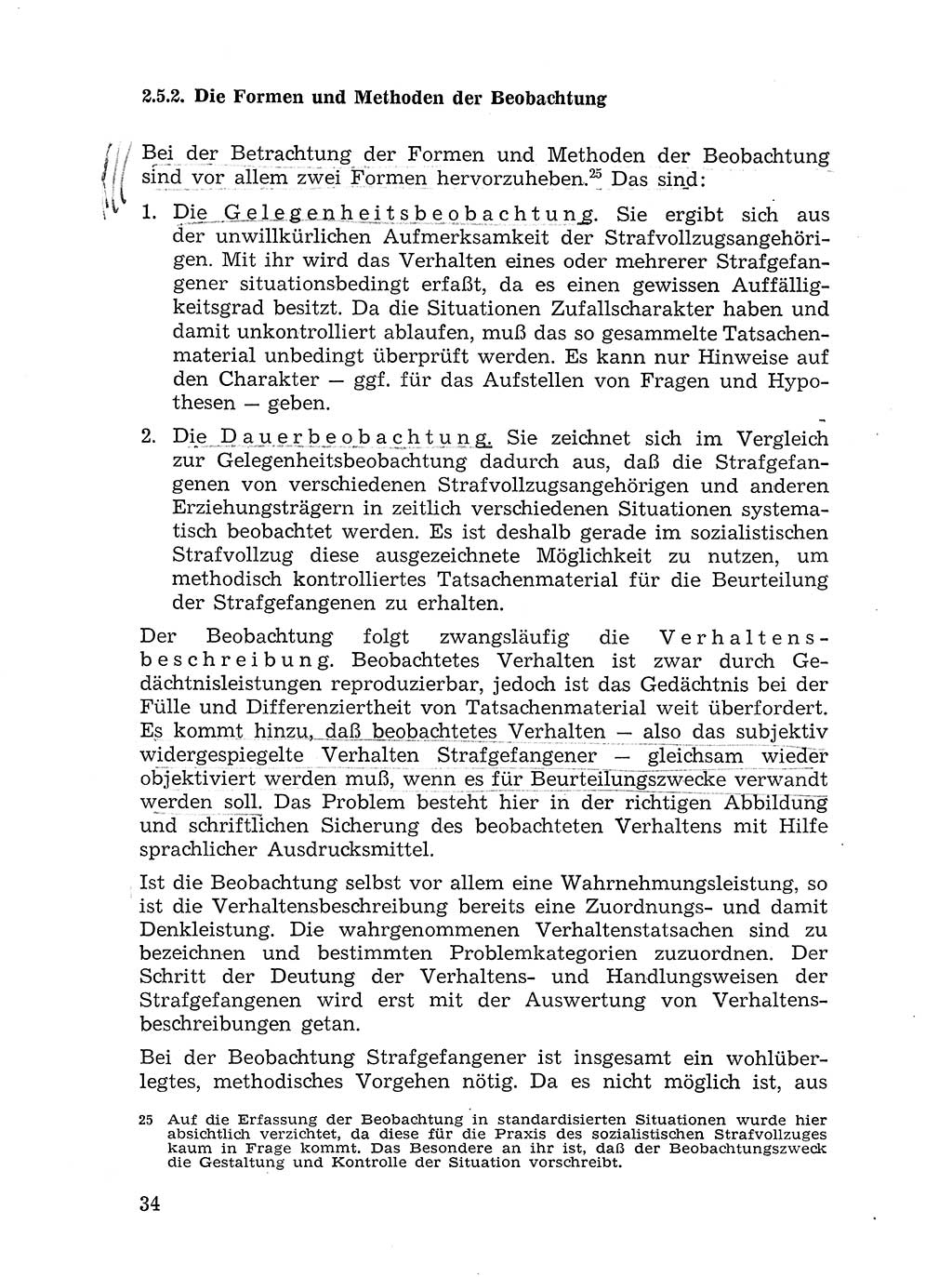 Sozialistischer Strafvollzug (SV) [Deutsche Demokratische Republik (DDR)] 1972, Seite 34 (Soz. SV DDR 1972, S. 34)