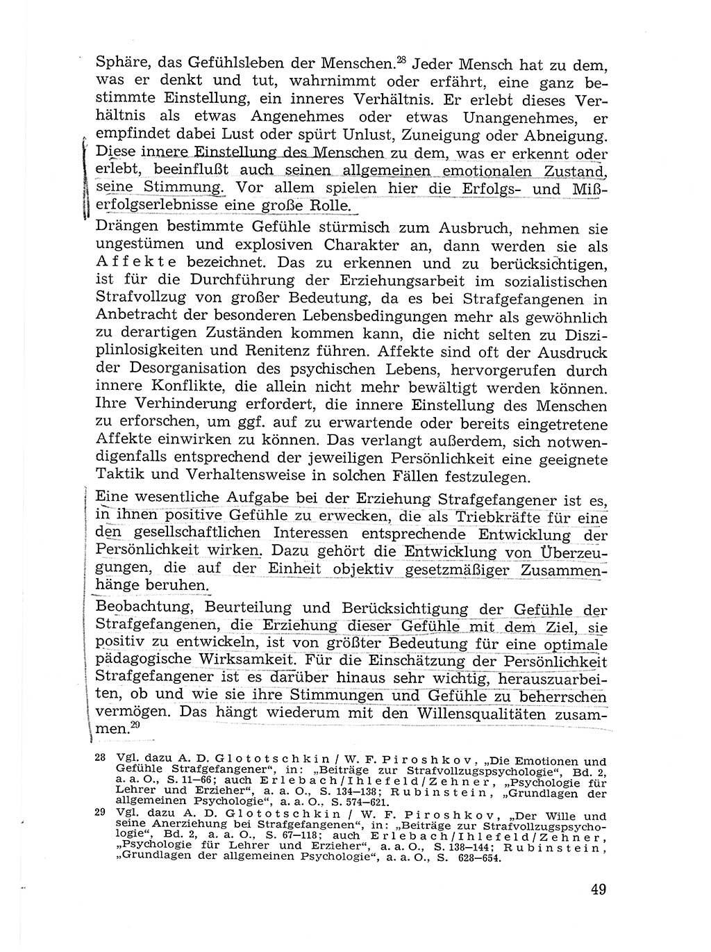 Sozialistischer Strafvollzug (SV) [Deutsche Demokratische Republik (DDR)] 1972, Seite 49 (Soz. SV DDR 1972, S. 49)