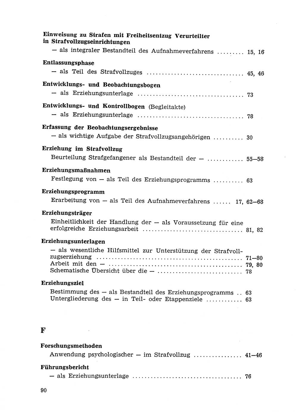 Sozialistischer Strafvollzug (SV) [Deutsche Demokratische Republik (DDR)] 1972, Seite 90 (Soz. SV DDR 1972, S. 90)