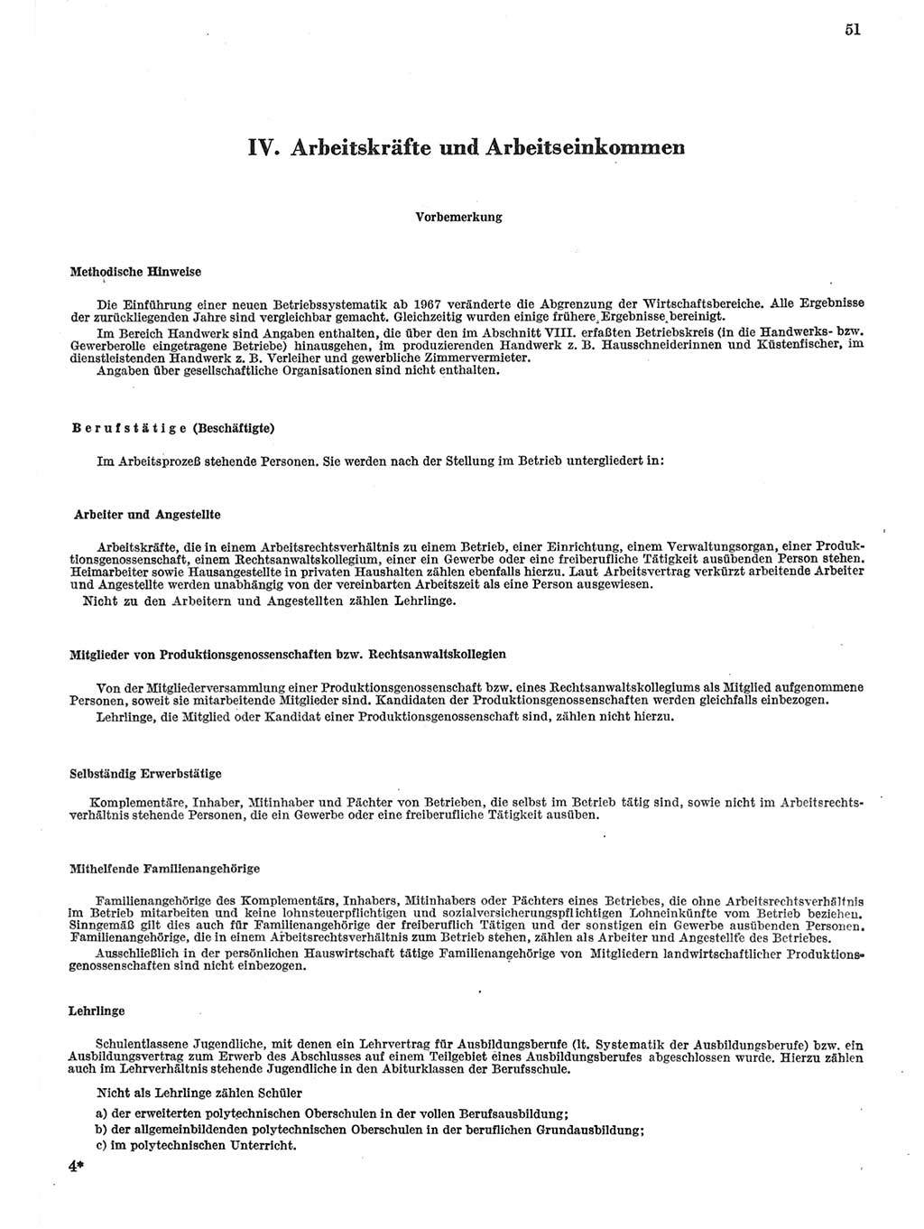 Statistisches Jahrbuch der Deutschen Demokratischen Republik (DDR) 1972, Seite 51 (Stat. Jb. DDR 1972, S. 51)