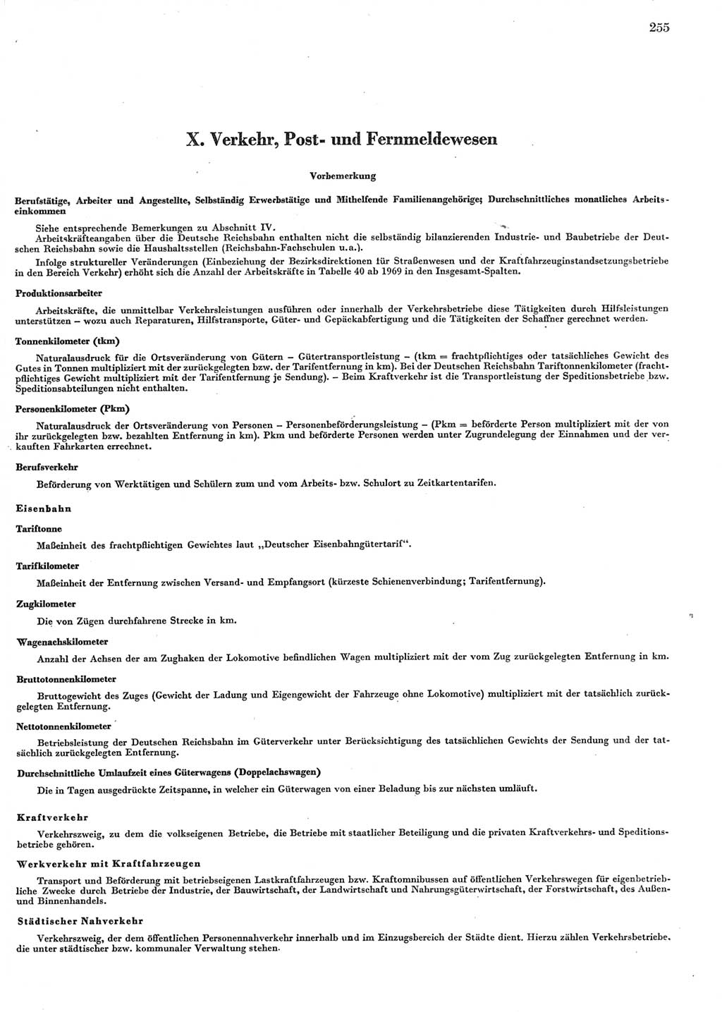 Statistisches Jahrbuch der Deutschen Demokratischen Republik (DDR) 1972, Seite 255 (Stat. Jb. DDR 1972, S. 255)