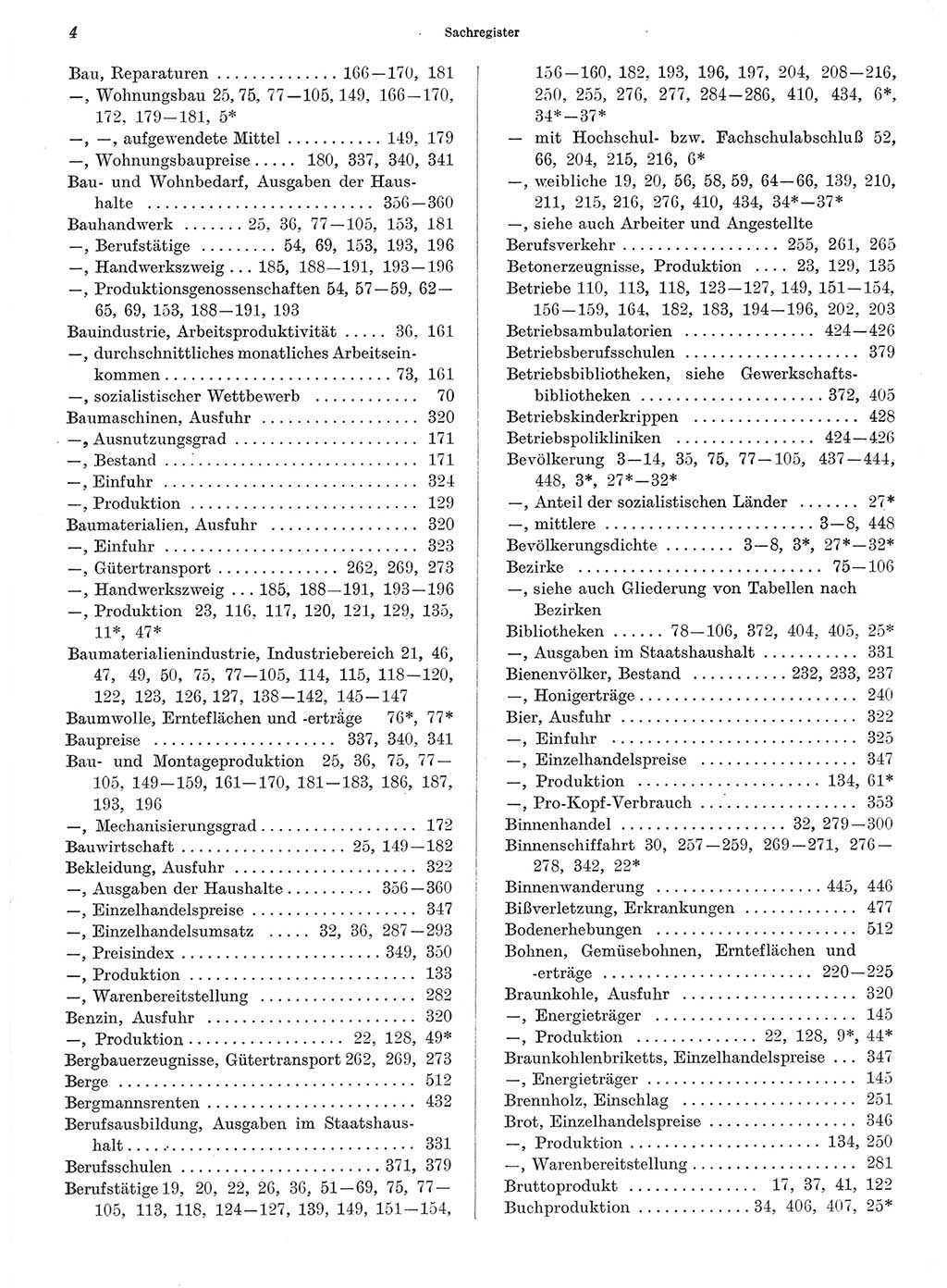 Statistisches Jahrbuch der Deutschen Demokratischen Republik (DDR) 1972, Seite 4 (Stat. Jb. DDR 1972, S. 4)